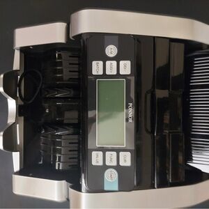 PONNOR Money Counter Black and Silver